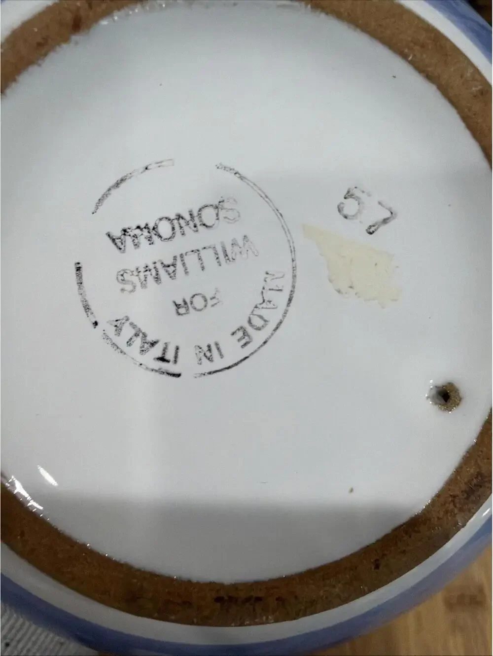 VTG Williams Sonoma Marisol 32 Oz Pitcher 5 3/4” Tall *